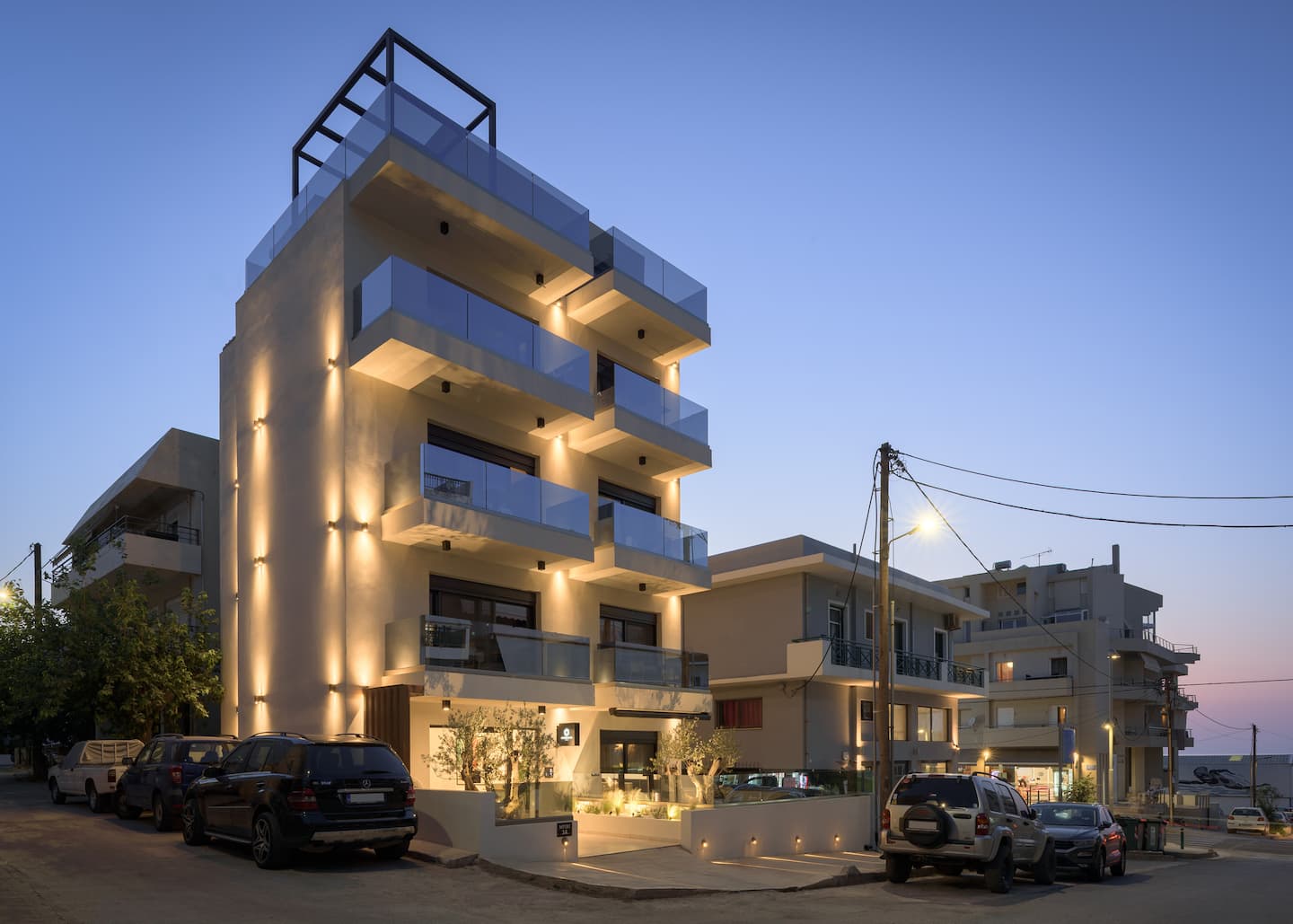 The building